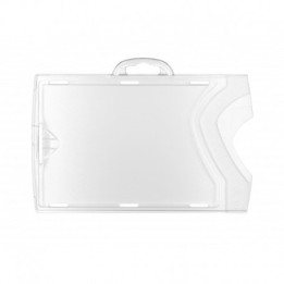 Porte-badge rigide transparent IDX 110 - horizontal (lot de 100)-1454251