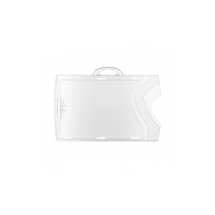 Porte-badge rigide transparent IDX 110 - horizontal (lot de 100)-1454251