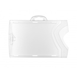 Porte -badge rigide avec 1 face cristale / 1 face dépolie IDX 140 (lot de 100) - horizontal 1454256