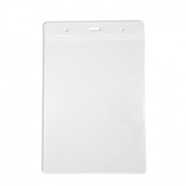Porte badge A6 transparent souple en PVC recyclé 1453215