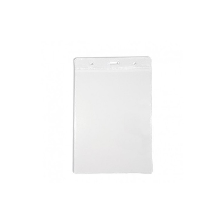 Porte badge A6 transparent souple en PVC recyclé 1453215