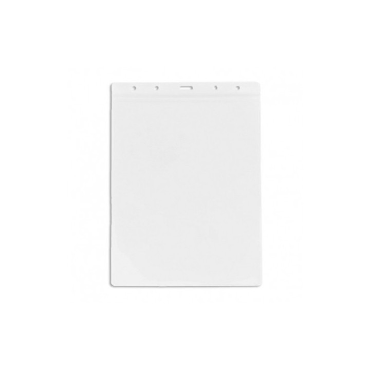 Porte badge A5 transparent hermétique souple en vinyle 1453221