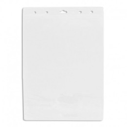 Porte-badge A5 transparent souple en vinyle 1453220