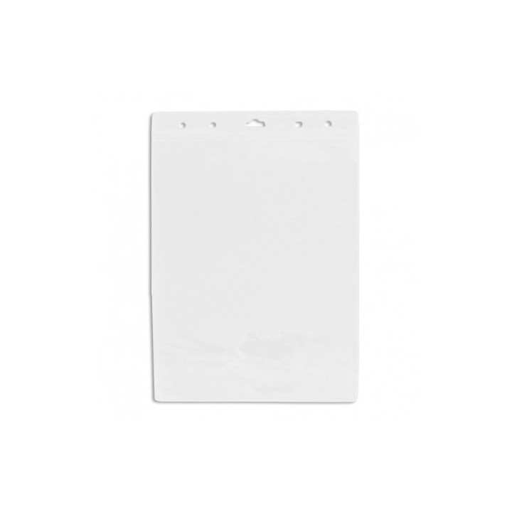 Porte-badge A5 transparent souple en vinyle 1453220