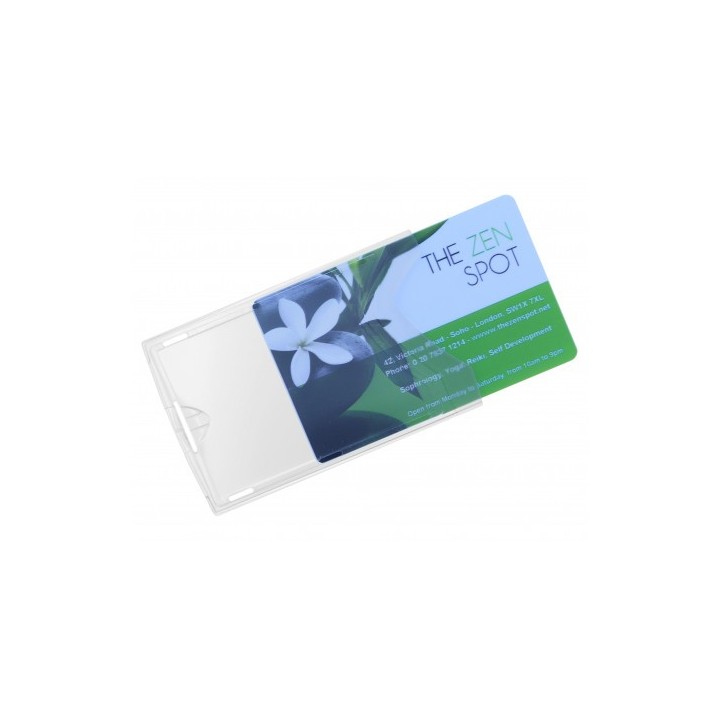 Etui-carte avec 2 faces cristales IDX130 1454250