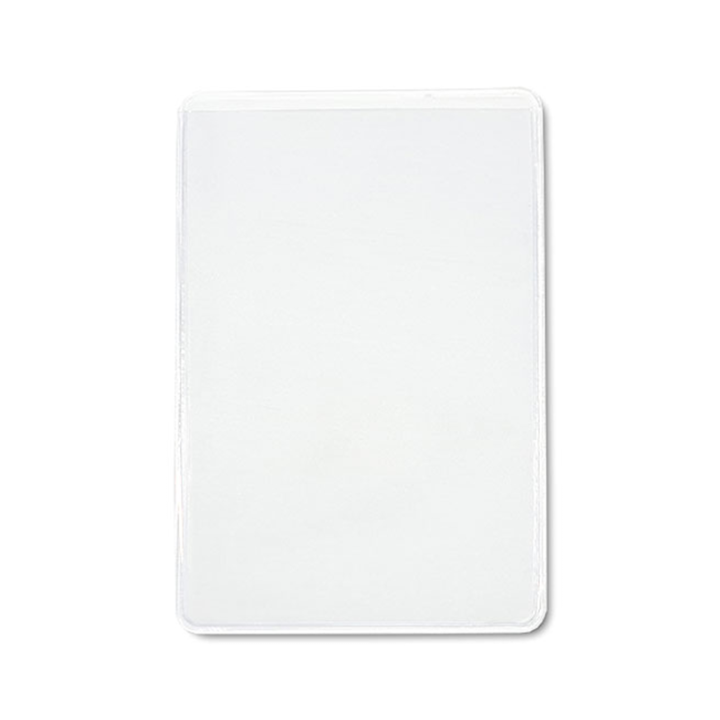 Protège-carte transparent souple 1 poche ouverture latérale 1453709