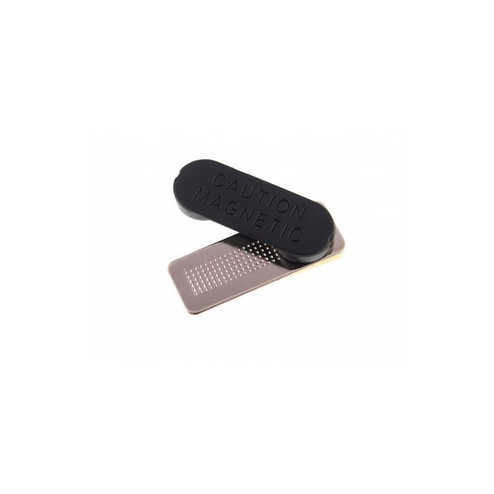 Barrette adhésive aimantée plastique  Magnabadge 1440040