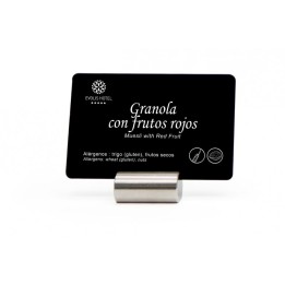 Porte-étiquette en acier inoxydable- lot de 10 - 1437051