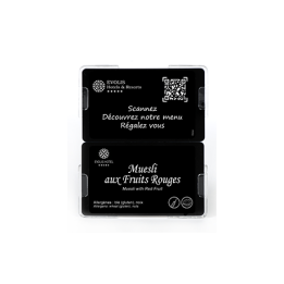 Porte-étiquette alimentaire double carte - lot de 5 - 1437050