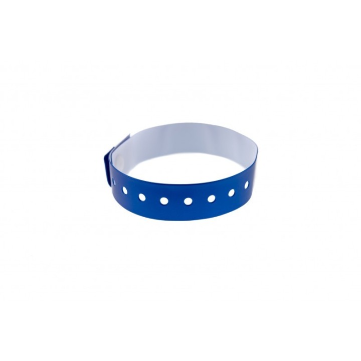BRACELET BLEU ROI ASPECT METALLISE x100 VINYLE TYPE-L-Réf :1474024