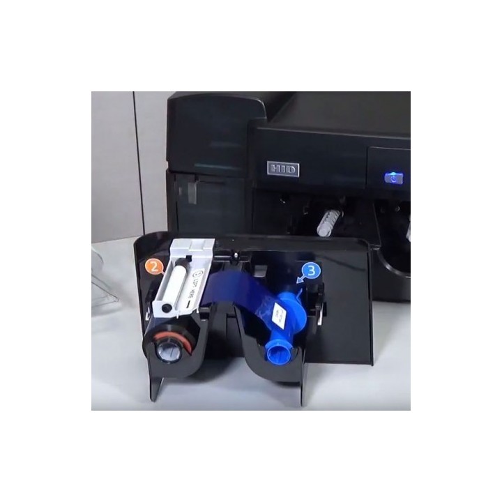 Ruban d'Impression HID FARGO ruban YMCKOK 500 faces 045611