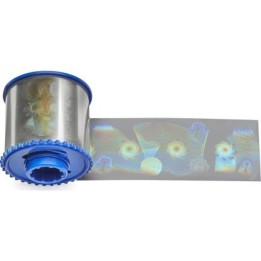 Ruban de laminage holographique ZEBRA ZXP7 SAFE GLOBE  LAM 1 MIL - pour 750 Faces 800086-068
