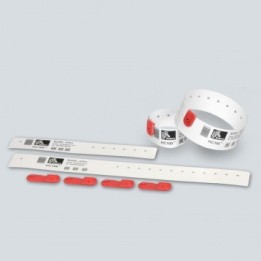 Clips de Fermeture Bracelets Rouge ZEBRA Quickclip x275 97032-RED