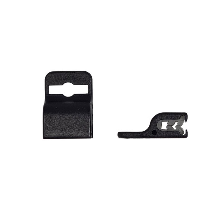 Attache Porte-badge rigide Grip Noir lot de 100 1455740