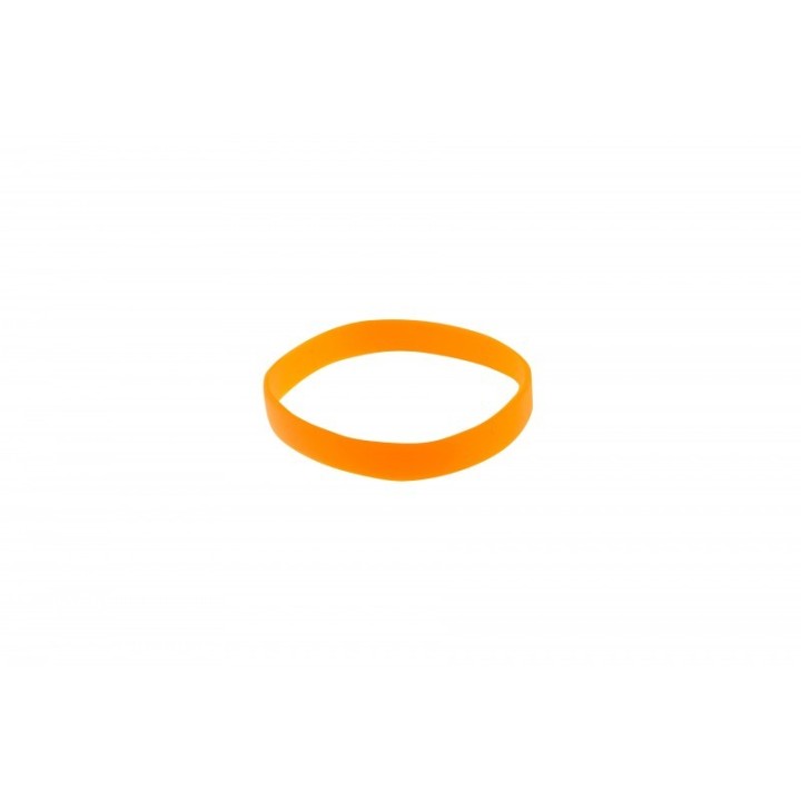 BRACELET SILICONE ADULTE COULEUR ORANGE