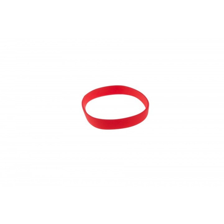 BRACELET SILICONE ADULTE COULEUR ROUGE
