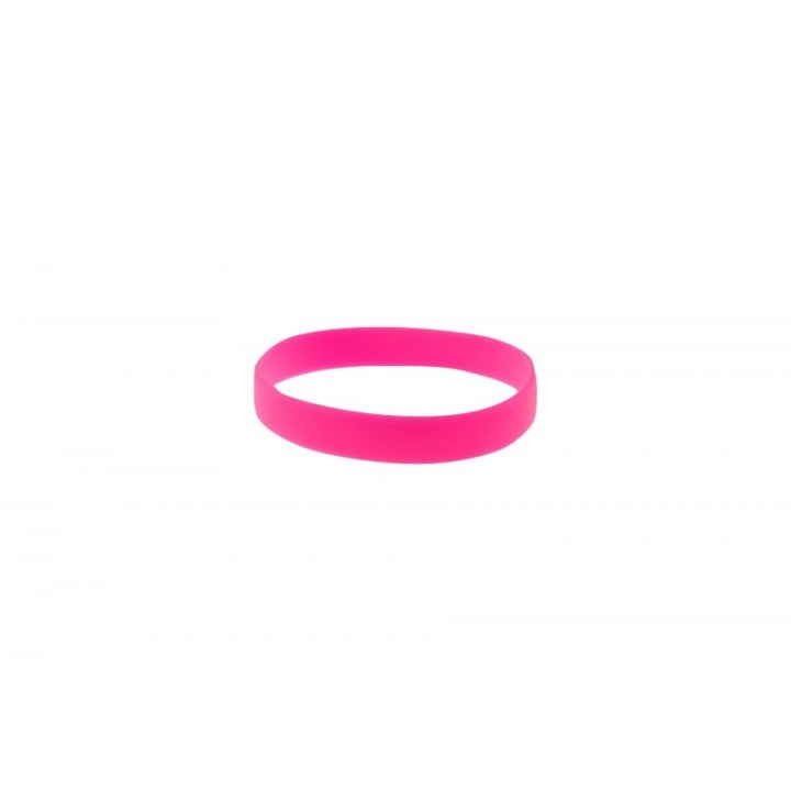 BRACELET SILICONE ADULTE COULEUR ROSE