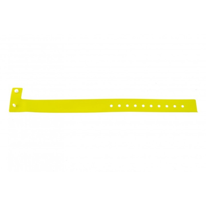 BRACELET JAUNE VINYLE TAILLE L x100 1474004