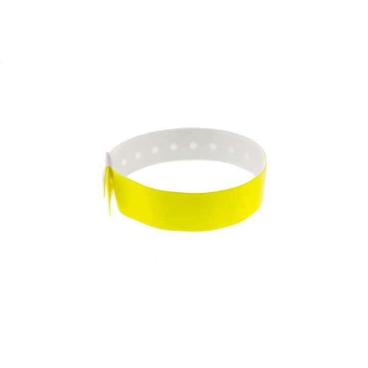 BRACELET JAUNE VINYLE TAILLE L x100 1474004