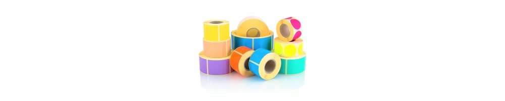 Etiquettes adhésives en bobines thermiques